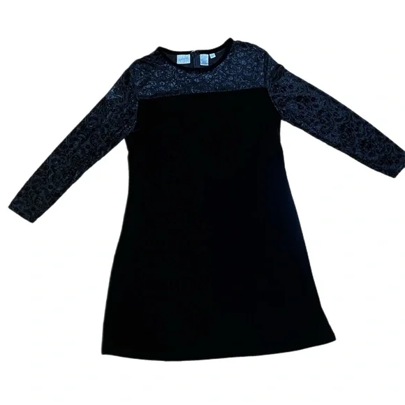 Jacqueline Ferrar Black Velvet Patterned Top - Picture 1 of 5